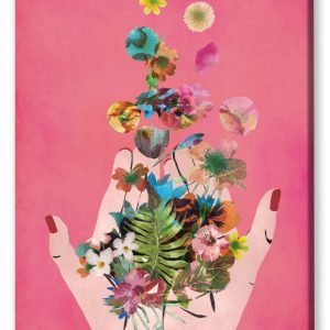 Frida Hand Pink Canvas